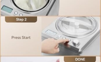 COUPLUX 2.64 Qt Ice Cream Maker Review