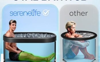 SereneLife 105Gal Insulated Ice Bath Tub Review