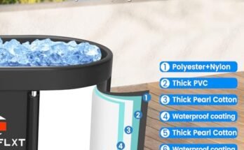 COWAFLXT 133 Gal XL Oval Ice Bath Tub Review
