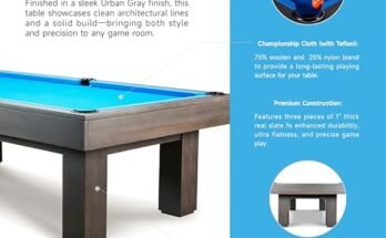 Regal Slate Billiard Pool Table Review