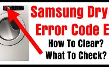 Samsung Dryer Troubleshooting Codes