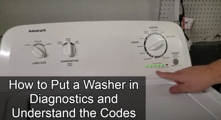 Admiral Washer Troubleshooting