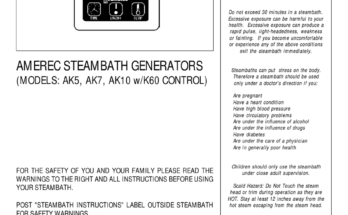 Amerec Steam Generator Troubleshooting