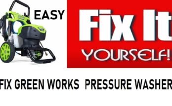 Greenworks Power Washer Troubleshooting
