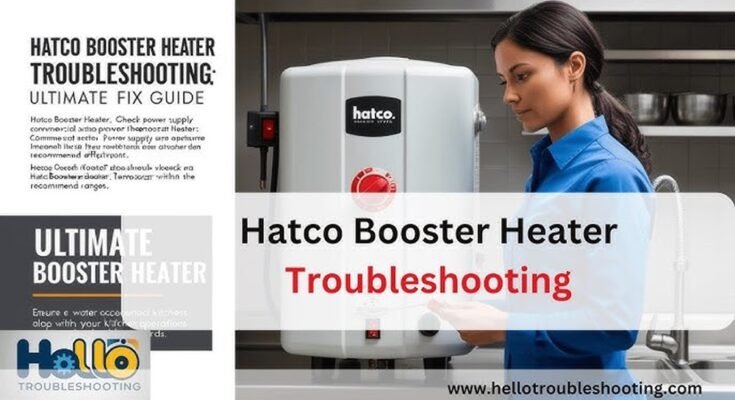 Hatco Booster Heater Troubleshooting