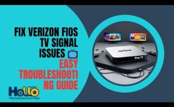 Verizon Fios Tv Troubleshooting