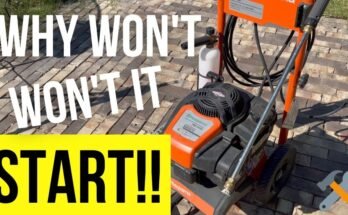 Husqvarna Pressure Washer 3100 Troubleshooting
