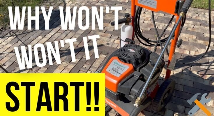 Husqvarna Pressure Washer 3100 Troubleshooting