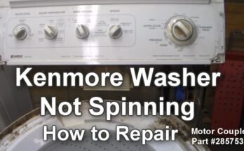 Kenmore 800 Washer Troubleshooting
