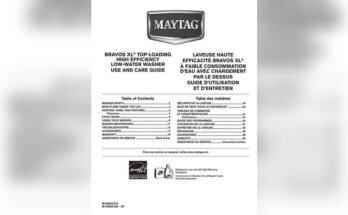 Maytag Bravos X Washer Troubleshooting