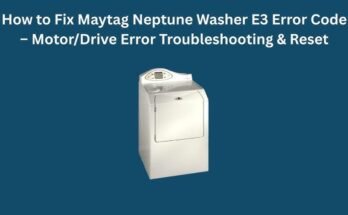 Maytag Neptune Washer Troubleshooting