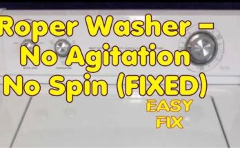 Roper Clothes Washer Troubleshooting