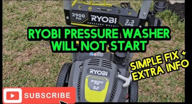 Ryobi Pressure Washer Troubleshooting Manual