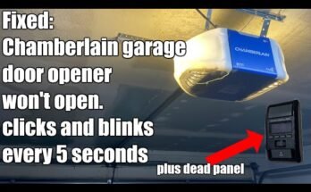 Chamberlain Garage Door Openers Troubleshooting