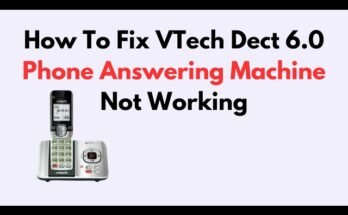 Vtech Answering Machine Troubleshooting