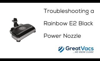 Rainbow Vacuum Troubleshooting