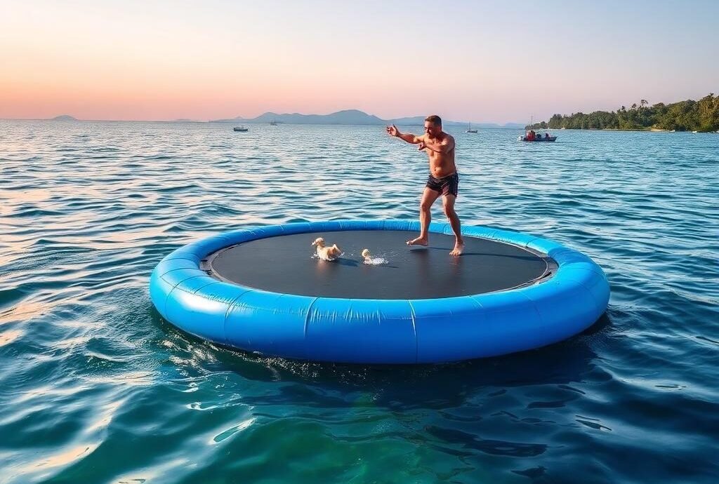 Water Bouncer Vs Water Trampoline: Which Is Best? Water Bouncer Vs Water Trampoline